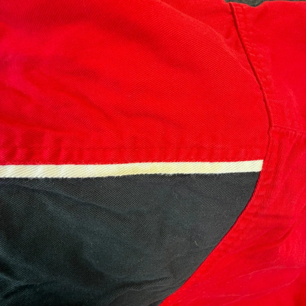 Dale Earnhardt Jr Shirt Mens Large Red NASCAR Racing No 8 Garage‎ S/S Button Up
